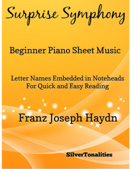 Surprise Symphony Beginner Piano Sheet Music Sheet Music