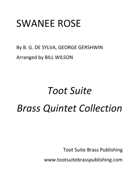 Swanee Rose Sheet Music