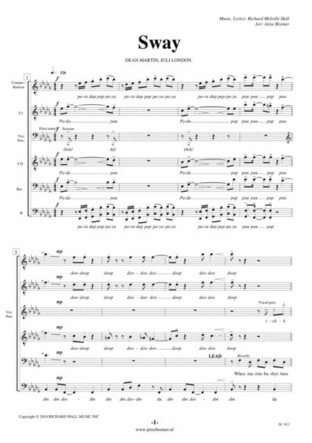 Sway Cttbb Sheet Music