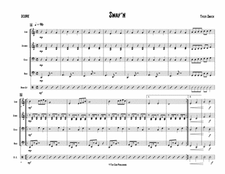 Free Sheet Music Sway N For Steel Band