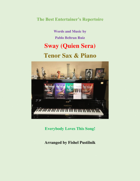 Sway Quien Sera For Tenor Sax Piano Sheet Music