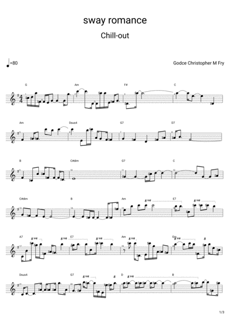 Sway Romance Sheet Music