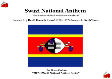 Free Sheet Music Swazi National Anthem For Brass Quintet