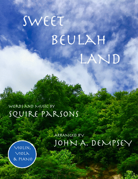 Free Sheet Music Sweet Beulah Land Trio For Violin Viola And Piano