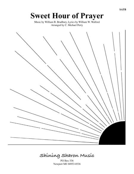 Sweet Hour Of Prayer Satb Sheet Music