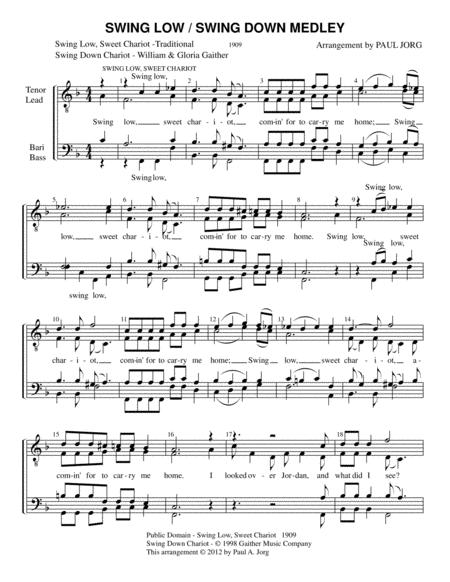 Swing Low Swing Down Medley Sheet Music