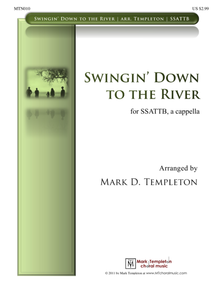Free Sheet Music Swingin Down To The River