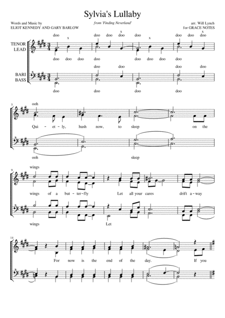 Sylvias Lullaby Sheet Music