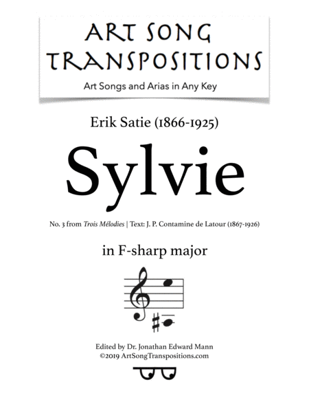 Sylvie F Sharp Major Sheet Music