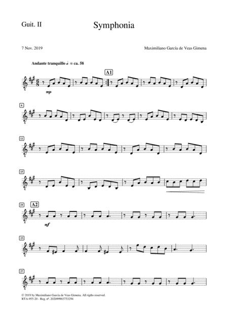 Symphonia Guitars Ii Part Sheet Music