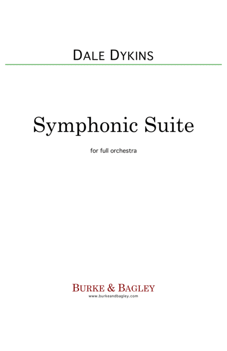 Symphonic Suite Score Sheet Music