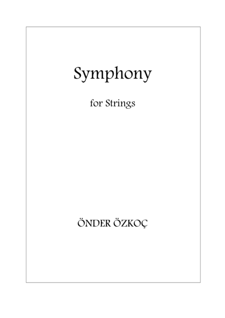 Free Sheet Music Symphony For Strings Parts