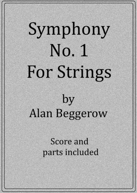 Free Sheet Music Symphony No 1 For Strings