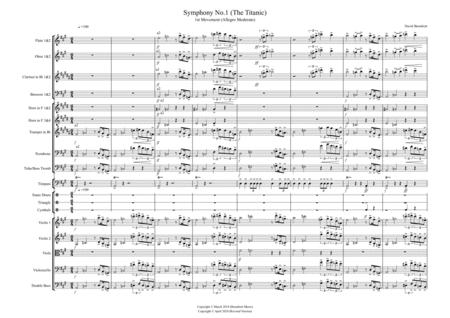 Symphony No 1 Op 7 The Titanic Sheet Music