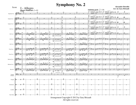 Symphony No 2 Complete Sheet Music