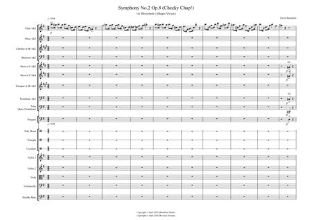 Free Sheet Music Symphony No 2 Op 8 Cheeky Chap