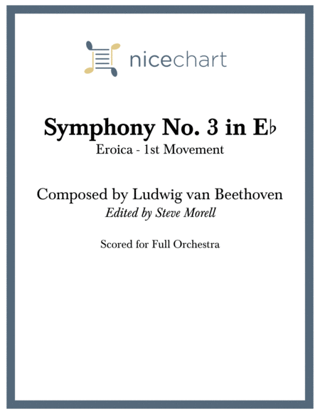 Symphony No 3 In E Flat 1st Movement Eroica Score Parts Sheet Music