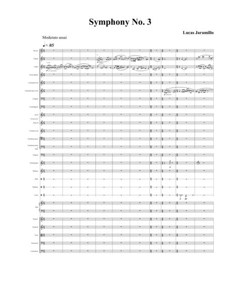 Symphony No 3 Sheet Music