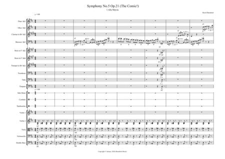 Symphony No 5 Op 21 The Comic Sheet Music