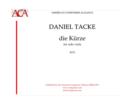 Free Sheet Music Tacke Die Krze