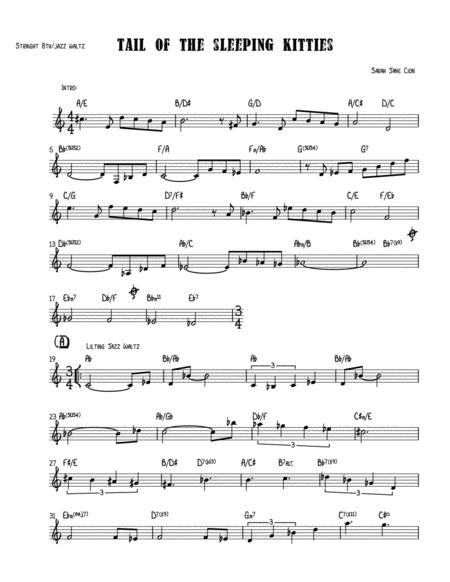 Tail Of The Sleeping Kitties Sheet Music