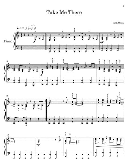 Take Me There Sheet Music