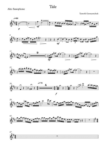 Free Sheet Music Tale Soft Jazzy Music On 3 4