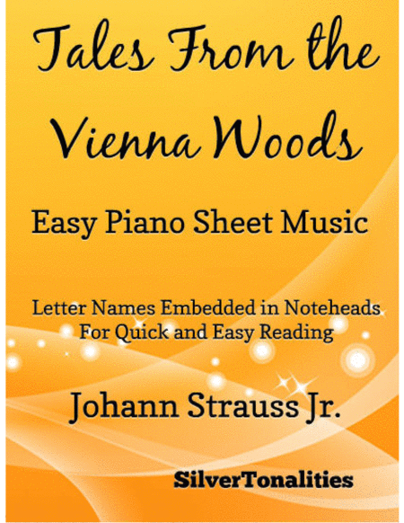 Tales From The Vienna Woods Easy Piano Sheet Music Sheet Music
