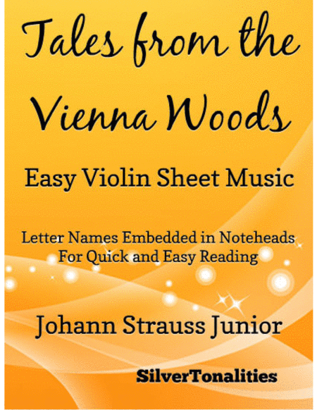 Tales From The Vienna Woods Easy Violin Sheet Music Sheet Music