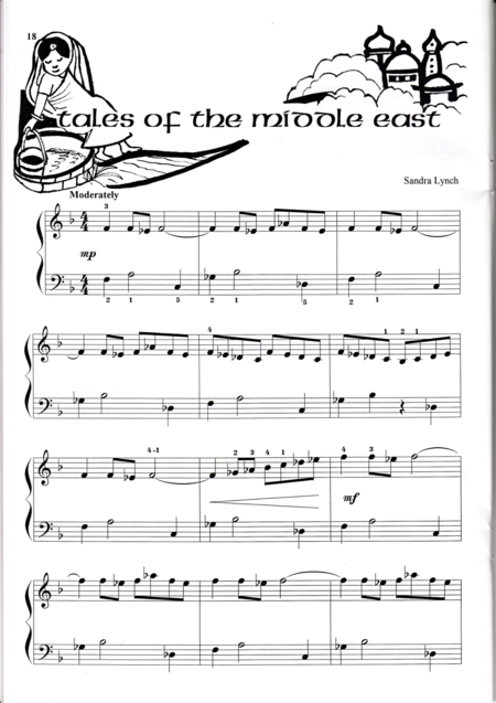 Free Sheet Music Tales Of The Middle East