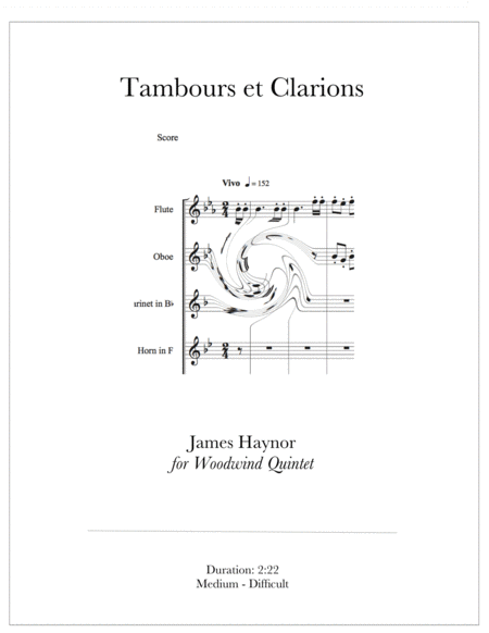 Free Sheet Music Tambours Et Clarions