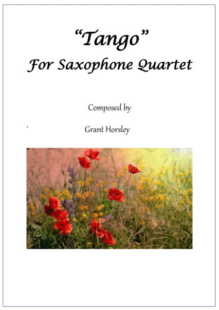 Tango For Saxophone Quartet Intermediate Sheet Music