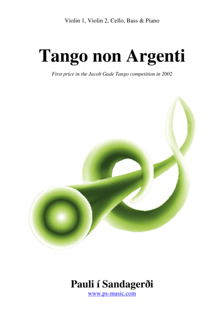 Tango Non Argenti Sheet Music