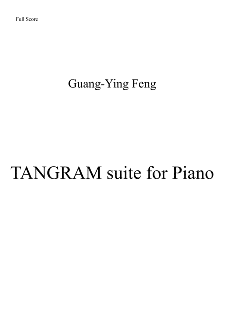 Free Sheet Music Tangram