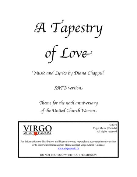 Free Sheet Music Tapestry Of Love