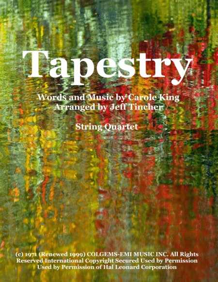 Free Sheet Music Tapestry