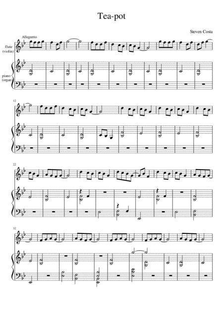 Tea Pot Sheet Music