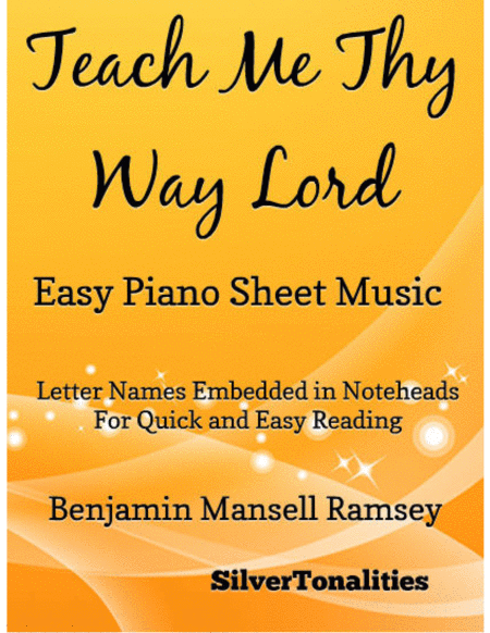 Free Sheet Music Teach Me Thy Way O Lord Easy Piano Sheet Music