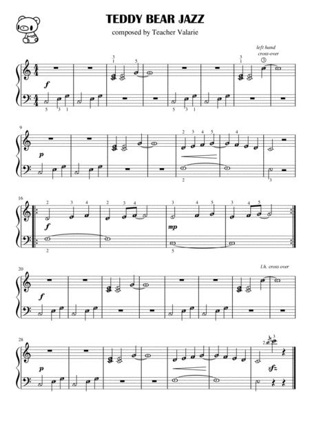 Teddy Bear Jazz Sheet Music