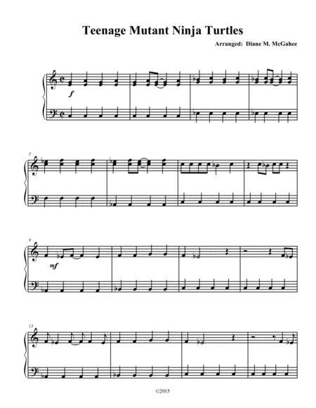 Teenage Mutant Ninja Turtles Ii Sheet Music