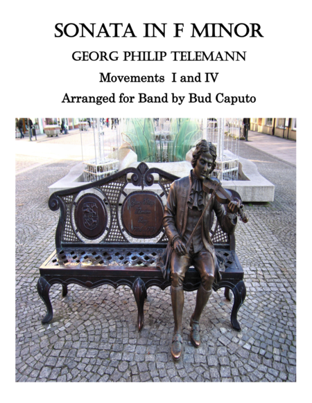Free Sheet Music Telemann Sonata For Band Score Brass And Percussion Parts