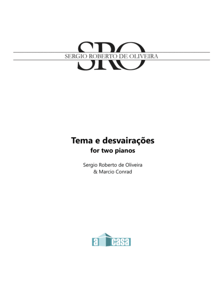 Tema E Desvairacoes Sheet Music