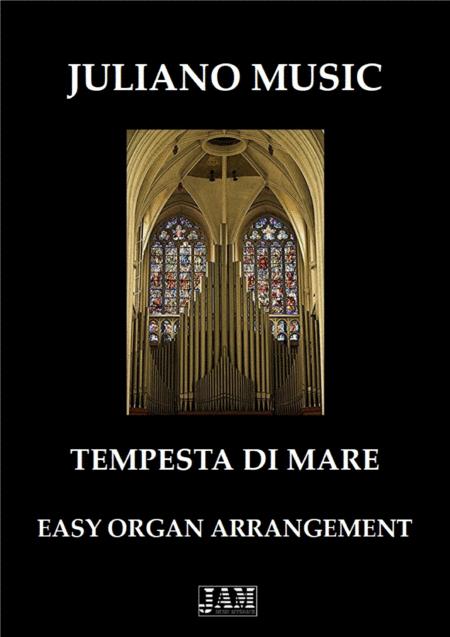 Free Sheet Music Tempesta Di Mare Easy Organ Anonymous