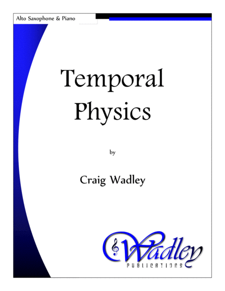 Free Sheet Music Temporal Physics