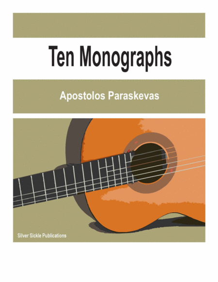Free Sheet Music Ten Monographs For Guitar