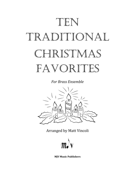 Ten Traditional Christmas Favorites Sheet Music