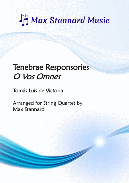 Tenebrae Responsories O Vos Omnes Sheet Music