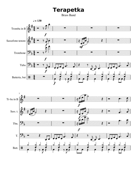 Terapetka Sheet Music