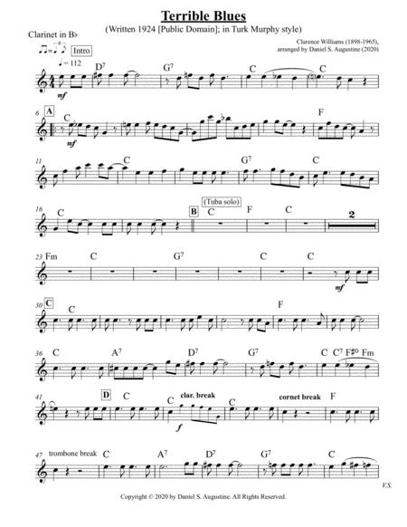 Terrible Blues Sheet Music