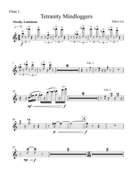 Free Sheet Music Tetranity Mindloggers For Orchestra Instrumental Parts